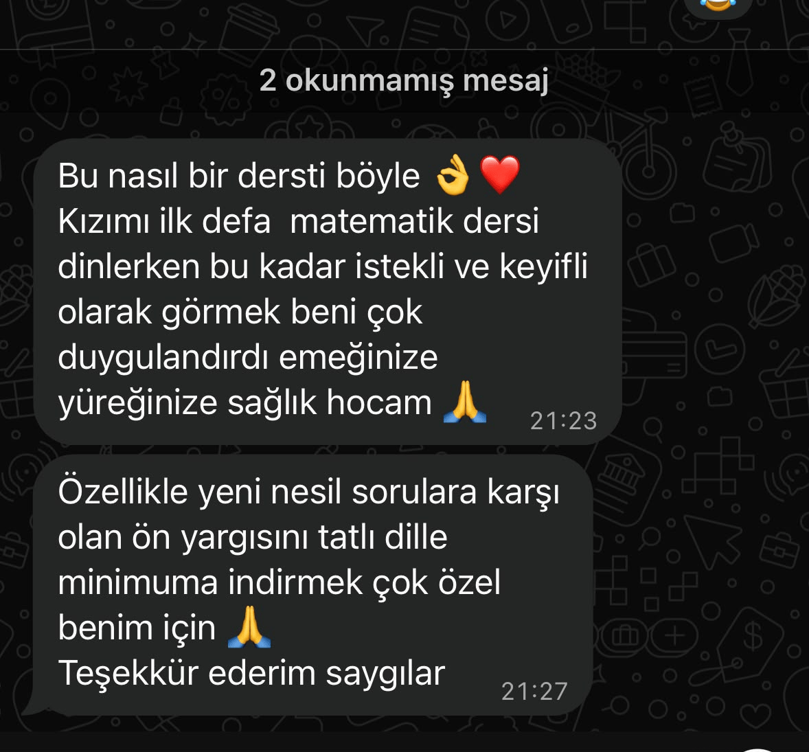 BİREYSEL DERSLERİMİZE VE GRUP DERSLERİMİZE GELEN VELİ YORUMLARI